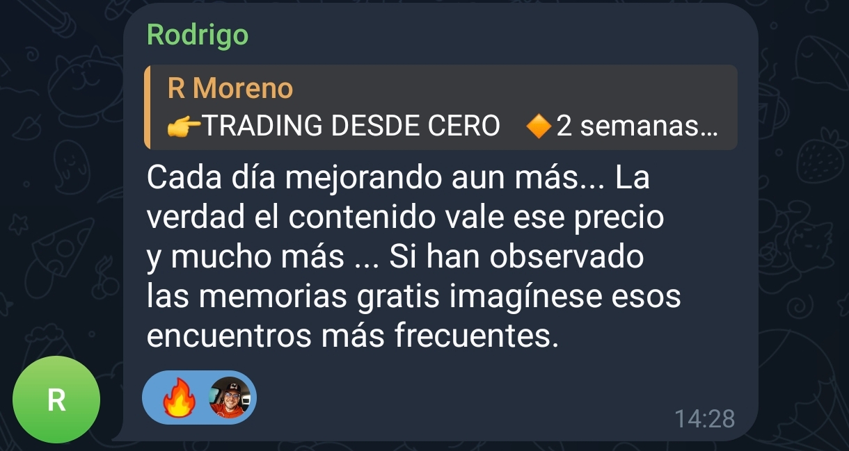 Testimonio de Rodrigo: cada día mejorando, el contenido vale mucho